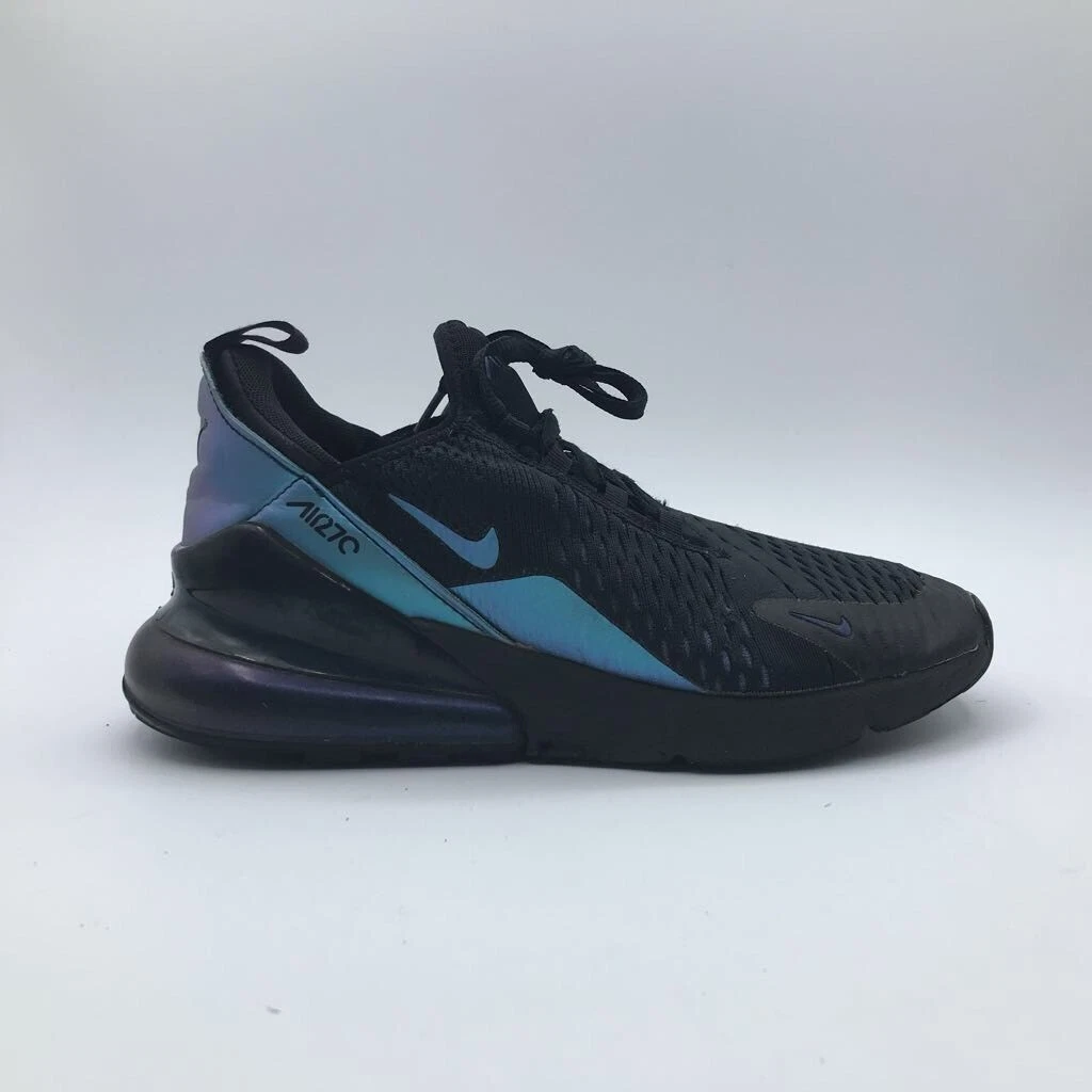 2018 Nike Max 270 Running Shoes Black Blue 943345-017 Up Kid | eBay