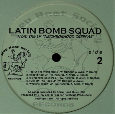 洋楽 NEIGHBORHOOD CREEPAS / latin bomb squad LATIN BOMB SQUAD 