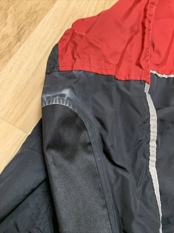 VTG Race Face Technical Togs Long Sleeve Jacket Windbreaker Bike XL Black/Red - Image 3 of 4