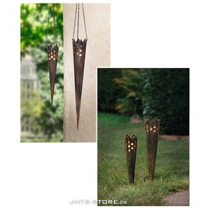 2x Grosse Hange Windlicht Teelicht Gartenbeleuchtung Fackel Garten Kerzenhalter Ebay