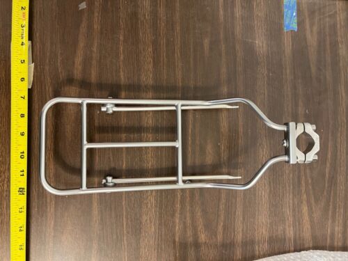 Nitto R10 Rear Bag Support Bicycle Rack Fits 24"- 28" Wheels Silver - Used