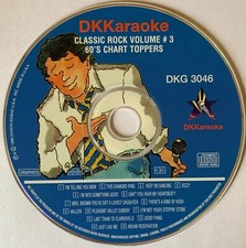 DK KARAOKE MILLENNIUM - APPLAUSE SERIES 3046 - CLASSIC ROCK 60'S - USED - RARE