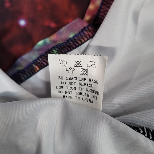 Girls Dress Galaxy Print All Over Midi Flare Pullover Long Sleeve Actual Size 12 - Picture 6 of 8