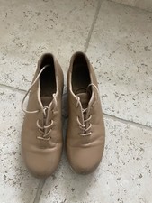 Capezio Oxford Unisex Tap Shoes, Carmel Leather, Tele Tone, Size: 6M