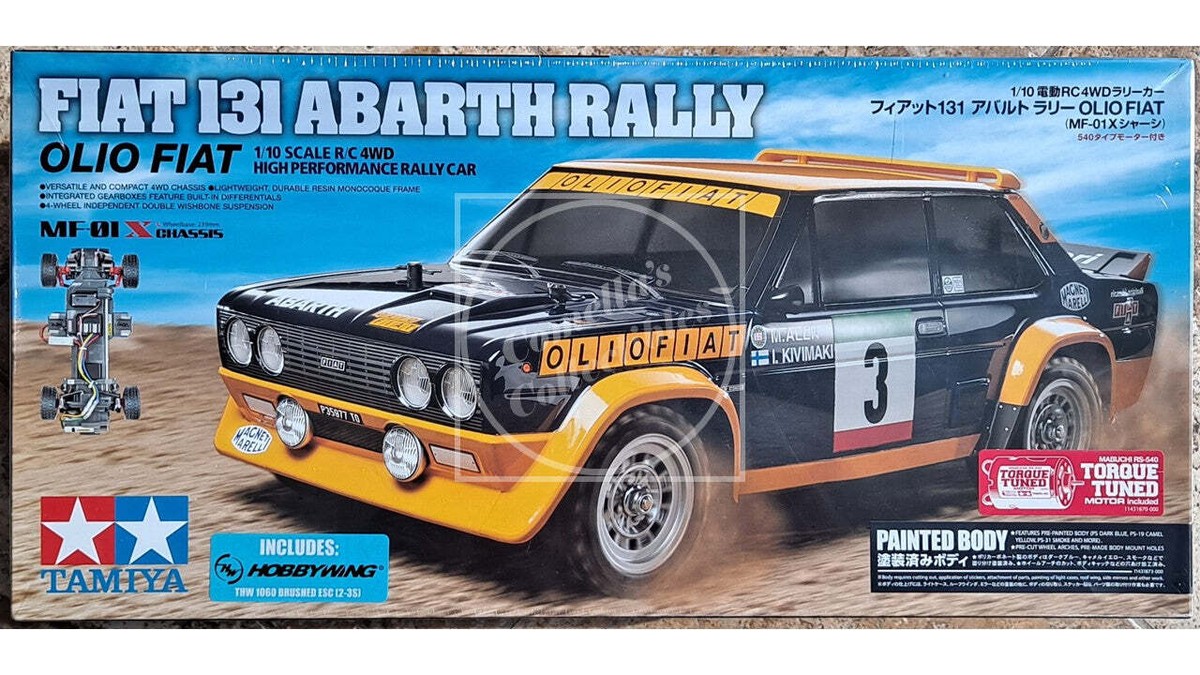 タミヤ　MF01X フィアット131アバルトラリー　OLIO FIAT 新品 1/10RC フィアット131 アバルト ラリー OLIO FIAT (MF-01X
