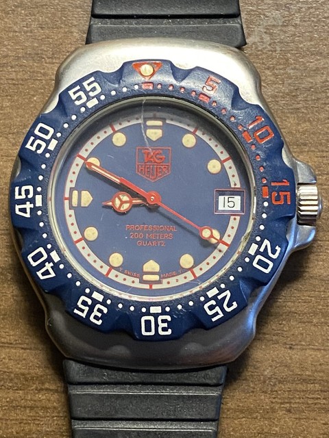 Tag Heuer Watch WA1210 Formula 1 Blue Quartz Stainless Steel Date T1512 for sale online | eBay