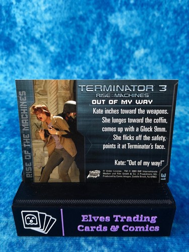 Terminator 3: Rise of the Machines SINGLE Non-Sport Trading card by Comic I 2003 - Picture 64 of 136