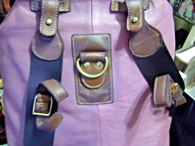 Paul Smith Light Blue Leather Backpack Rare Vintage. Paul smith backpack leather - Gem main image 2