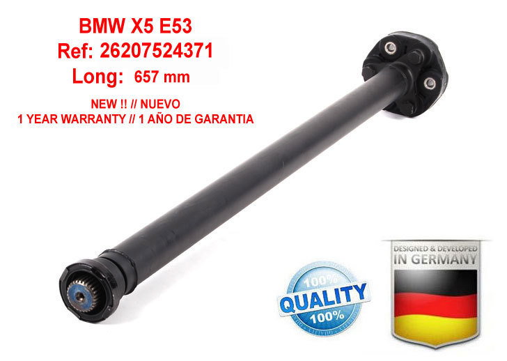 Arbre de transmission 26207524371 neuf pour rénovation transmission avant BMW X5 E53