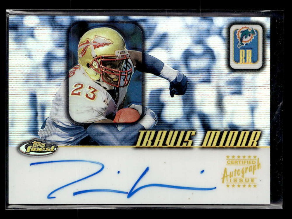 Travis Minor Finest Autographs #FATM Base