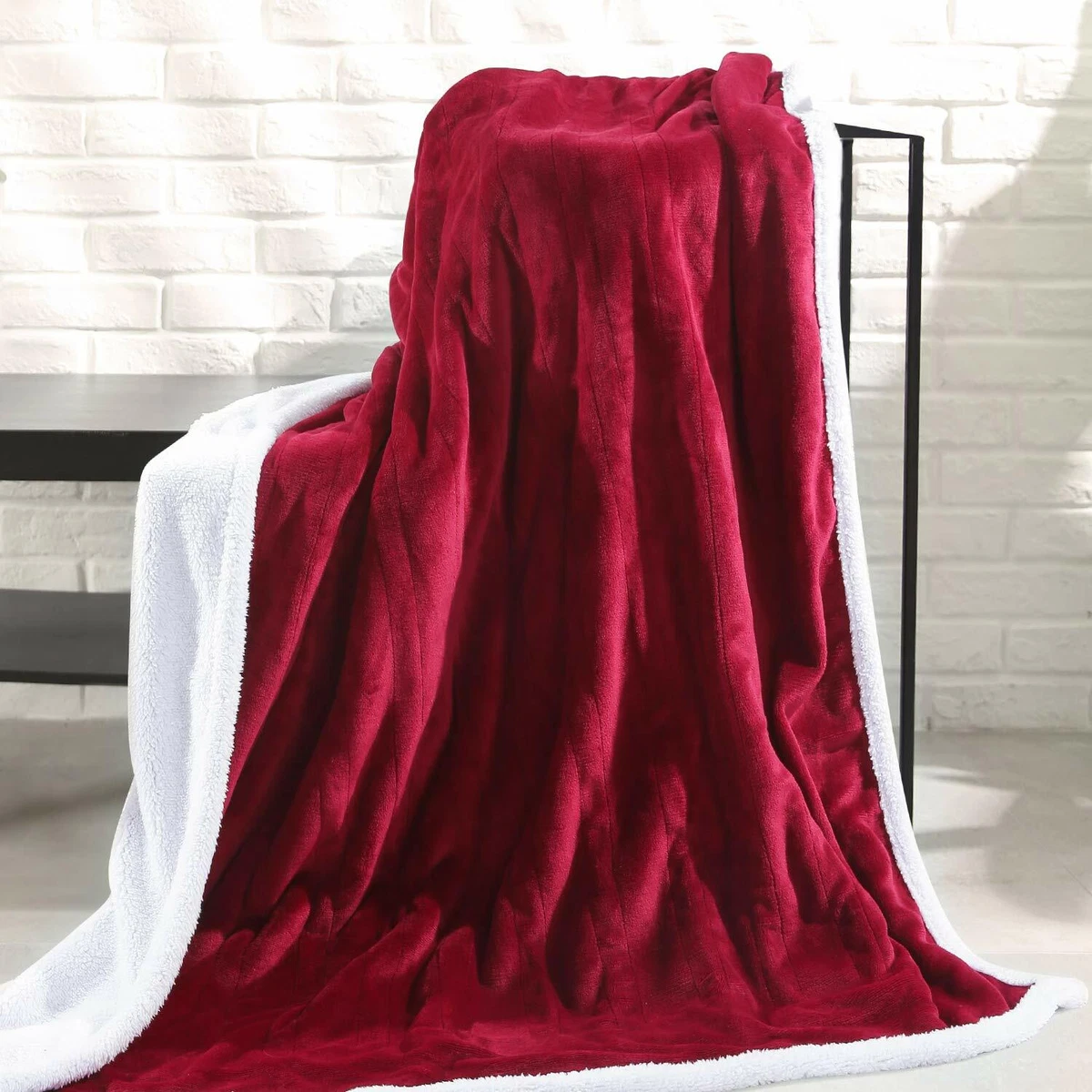 MaxKare Electric Heated Throw Blanket with Auto Shut Off Fast-Heating  Sherpa ... | eBay