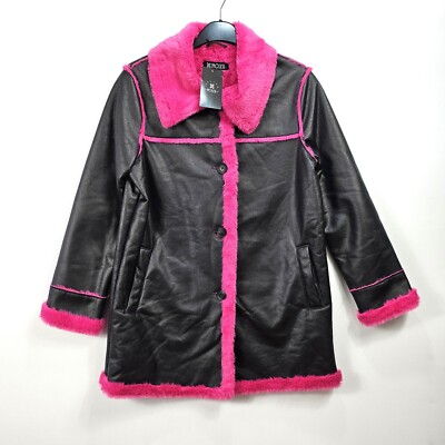 Relish Noless - leichte superweiche Kunstlederjacke - schwarz pink - Medium