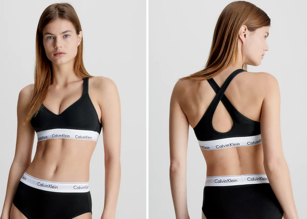 Calvin Klein Modern Cotton lingerie set in black