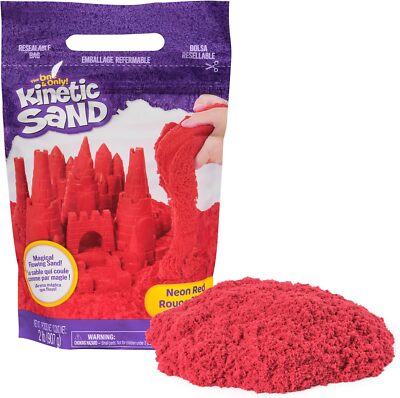 Kinetic Sand 6070101 Original aus Schweden Indoor-Spiel ab 3 Jahren Rot 907g