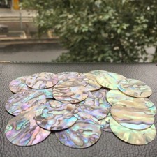 1PC Round Abalone Shell Pendant Natural Mother of Pearl Seashell Disc Charms DIY