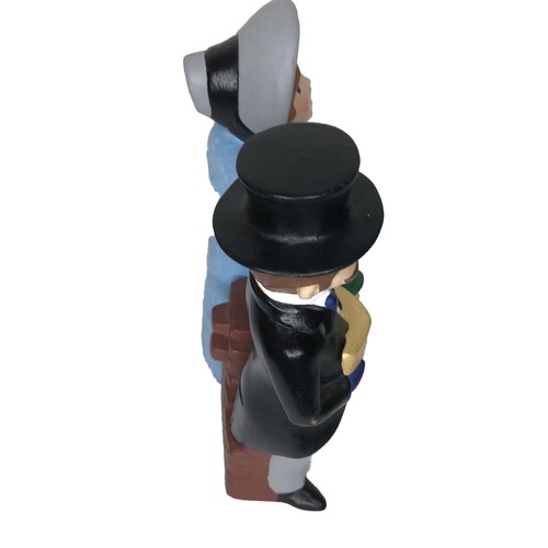 Victorian Village Christmas Caroller Family Figure Hand Painted Felt Base 9” - Picture 7 of 7