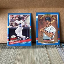 1991 Donruss Highlights Cecil Fielder  #BC-5 plus Diamond Kings Mint just opened