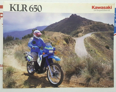 NOS Kawasaki 1990 KLR 650 Brochure 99969-2070 (tzp-294) | eBay