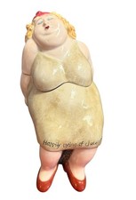 House of Prill Erika Oller Happily Dying of Chocolate Ceramic Figurine 2002