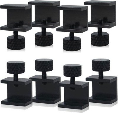 8PCS Aluminum Glass Bed Clips for 3D Printer - Upgrade Your Print Stability