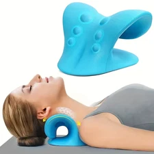 Neck Cloud Cervical Neck Stretcher Pillow Traction Device Pain Relief Massage