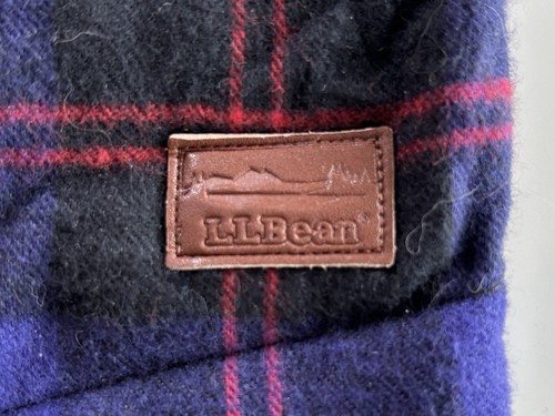 L.L. Bean Para Mujer Calce Relajado Escocés Franela a Cuadros Con Capucha Cremallera Talla Mediana - Imagen 10 de 12