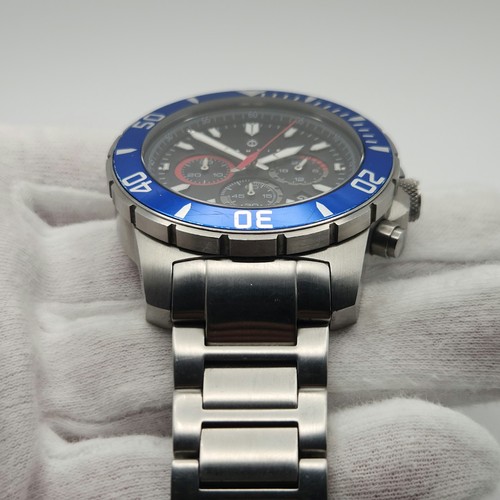 Nautis Dive Chrono 500 Men's Silver Tone Quartz Chronograph Watch - READ - Picture 4 of 14