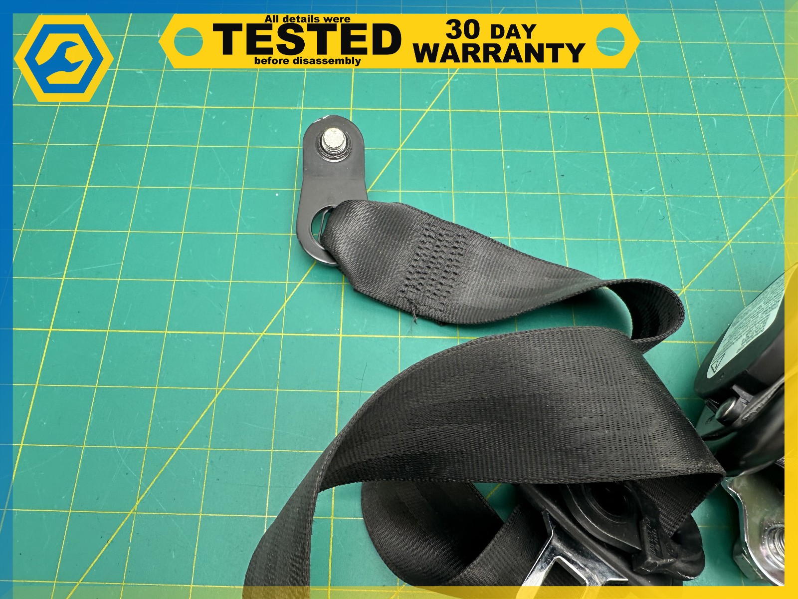 06-12 BENTLEY Flying Spur FRONT RIGHT SIDE SEAT BELT SEATBELT RETRACTOR OEM