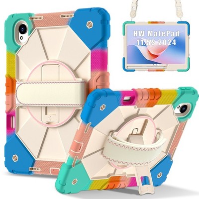 Stand Case  For HUAWEI mate pad 11.5s Rotating Armor Cover Shoulder Strap