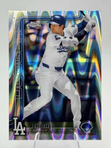 2025 Topps Chrome - Shohei Ohtani - Ray Wave Refractor Los Angeles Dodgers