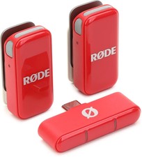 Rode Wireless Micro Microphone Kit - USB-C, Red