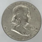 1957-P Franklin Half Dollar 90% Silver
