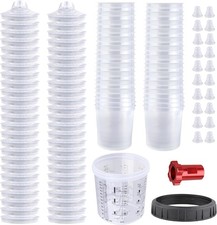 Disposable Paint Cup Hvlp Paint Sprayer Mixing Cups 20 Ounce600ml Kit With... Disposable Paint Cup Hvlp Paint Sprayer Mixing Cups 20 Ounce600ml Kit With...