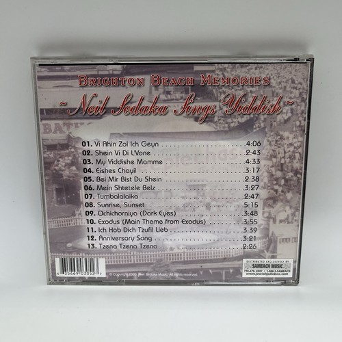 Neil Sedaka Sings Yiddish- Brighton Beach Memories | CD | Zustand Sehr Gut📀♦️ - Foto 2 di 4