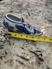 Chinoiserie Blue and White Porcelain High Heeled Shoe. Porcelain Shoe Planter — photo 6