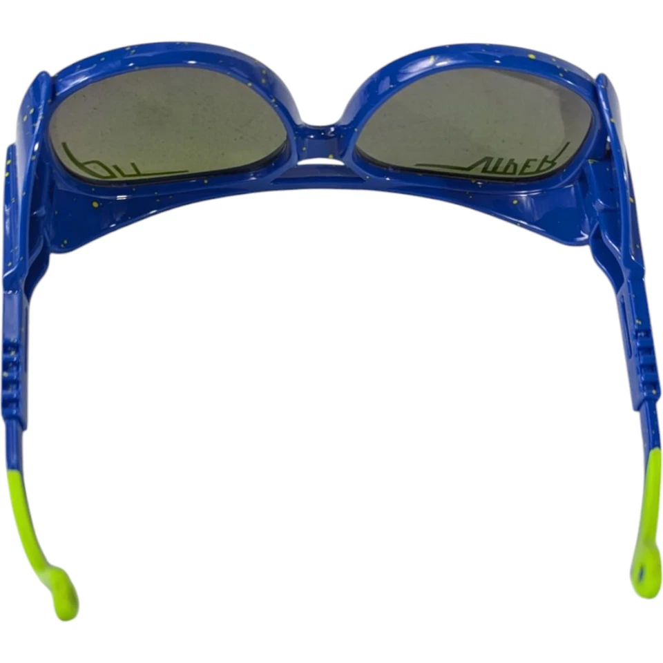 Gafas de sol Pit Viper azul verde lentes marco moteado gótico vapor punk Foto 3 de 4