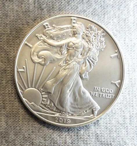 American Silver Eagle 2019 1 Troy Oz Bullion Coin ASE