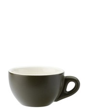 Barista Porcelain Style Drinking Cappuccino Matt Olive Cup 7oz (20cl) Box of 12