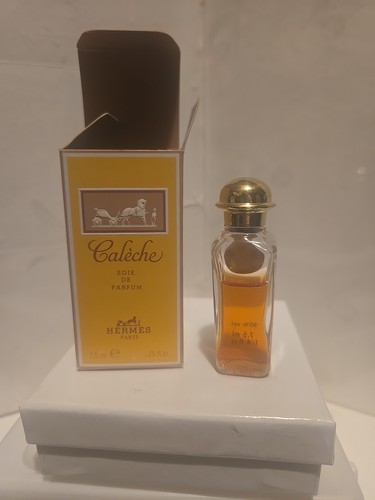 Vintage HERMES Caleche Perfume Mini Soie De Parfum 7.5 ml Women's Perfume NIB - Picture 2 of 6