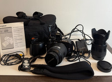 Olympus E-300 Evolt DSLR  Lens  Bag  Charger   Used, Works