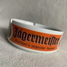 Vintage Ashtray JAGERMEISTER Bockling Germany Ceramic Round