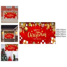 Weihnachts Garagentor Banner, gro&szlig;e Weihnachts Garagenabdeckung, Garagentor