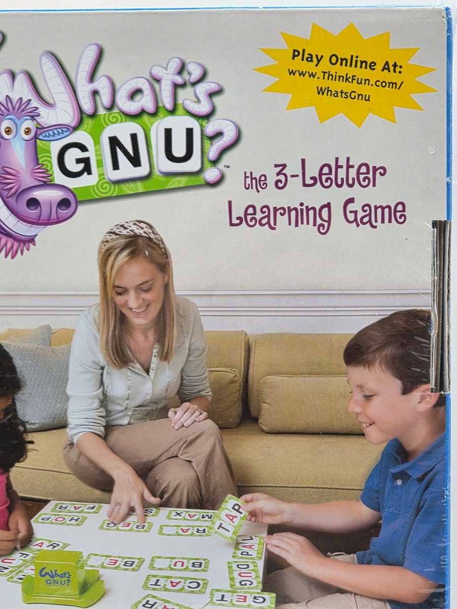 66‐⑩DWE Fun With Words/Fun and Games ZINGO & WHAT'S GNU. 2 games by thinkfun both complete. 2009. fun