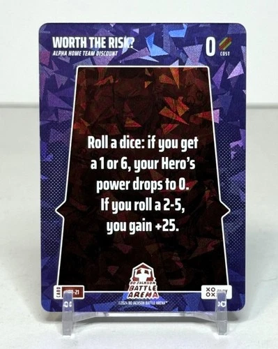 2025 Bo Jackson Battle Arena Alpha Blast Play WORTH THE RISK HTD-21 Home Team D