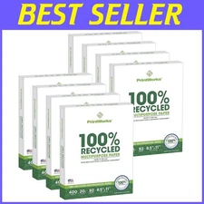 High-Quality 8.5" x 11" White Paper - 8 Packs - 3200 Sheets