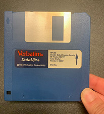 Verbatim DataLife 5.25" Floppy Disk Double-Sided/Double-Density 360KB MF360