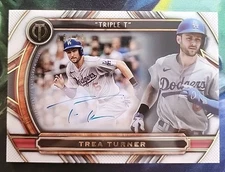2023 Topps Tribute Nickname Triple T Trea Turner Auto /99