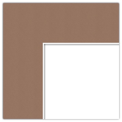 10x18 Hazelnut / Sandpiper Custom Mat for Picture Frame with 6x14 opening siz...