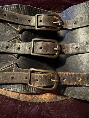 アメリカ　ビンテージ　キドニーベルト Vintage Black Biker Motorcycle Kidney Belt | eBay