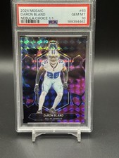 2024 Panini Mosaic #63 Daron Bland Nebula Choice 1/1 PSA 10 Gem Cowboys